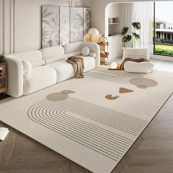 Modern Rug Living Room Carpet Light Luxury Premium Sofa Coffee Table Washable Erasable Household Floor Mats Simple Bedside Floor