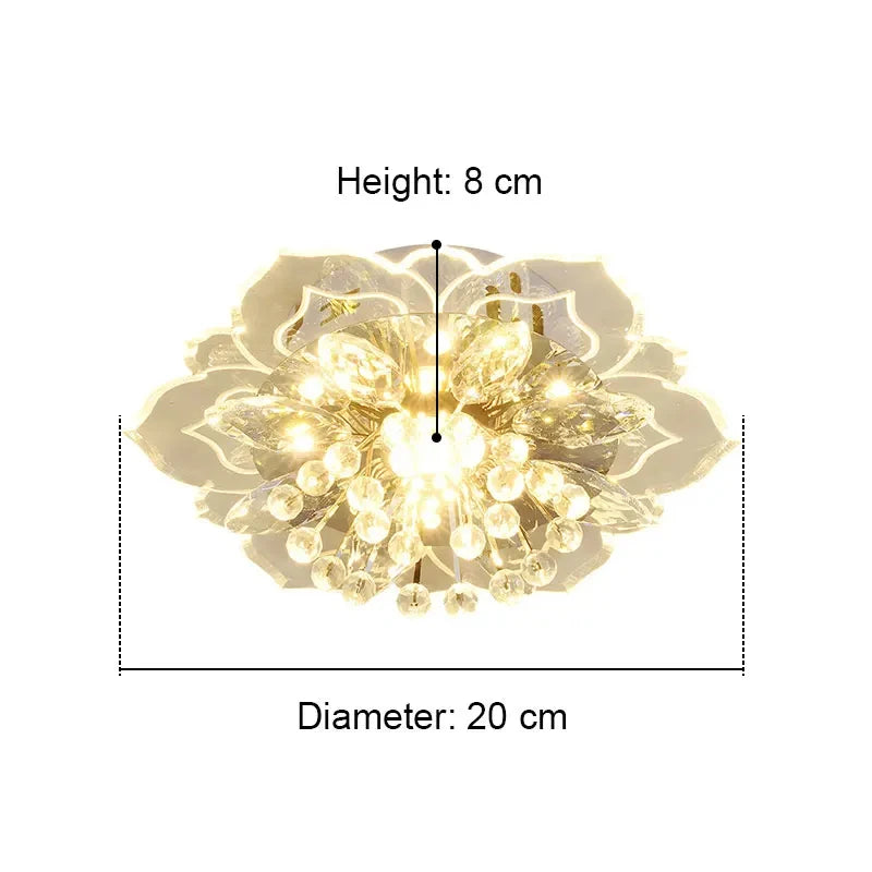 Modern LED Ceiling Light Crystal Ceiling Lamp Bedroom Chandelier Indoor Lighting For Living Room Home Decoration Led Chandelier