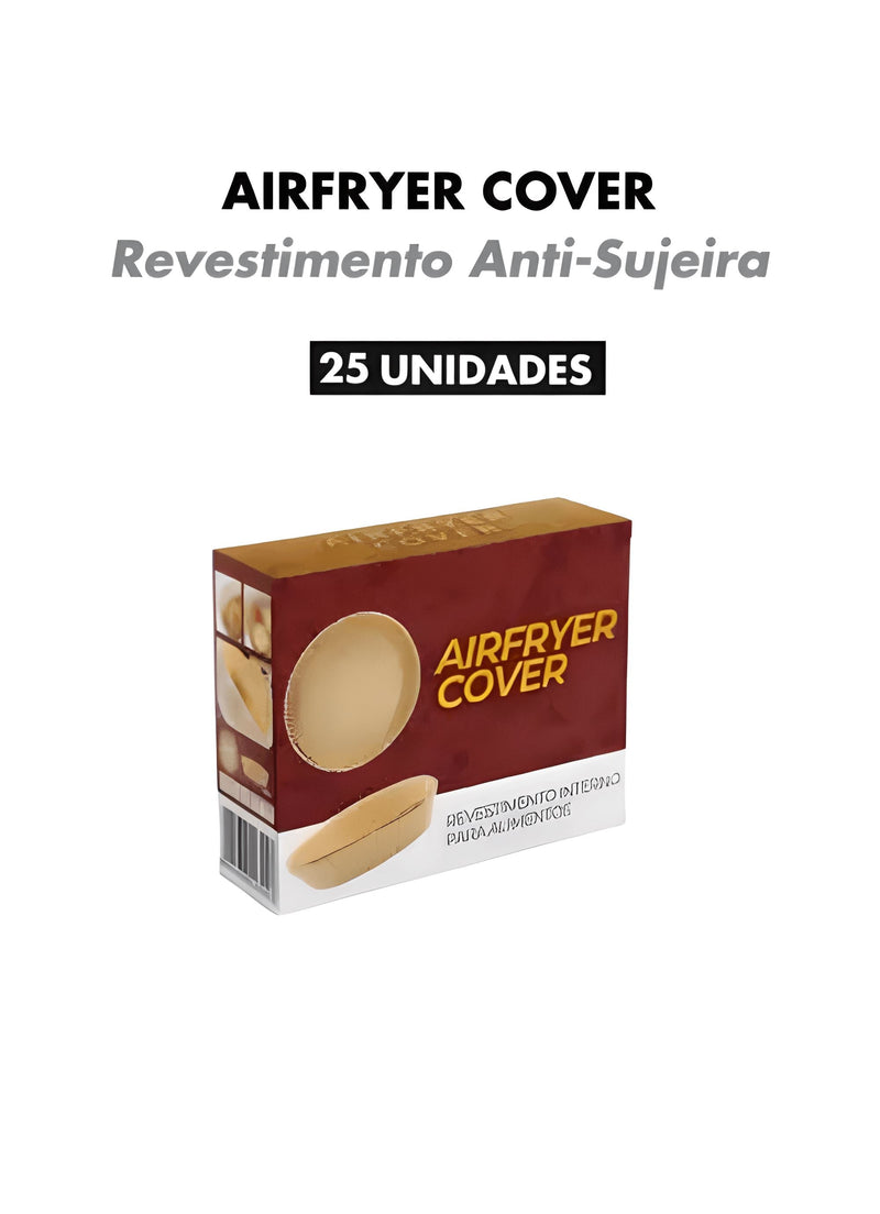 Forro de Papel Protetor Antiaderente para Air Fryer